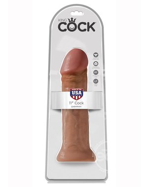 PIPEDREAM PRODUCTS KING COCK REALISTIC DILDO 11 inch TAN