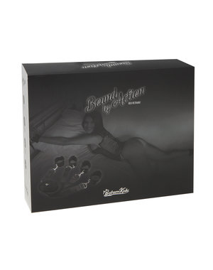 IMMENSE PLEASURE PRODUCTS BED RESTRAINT BLACK BOUND BY ACTION