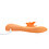 IMMENSE PLEASURE PRODUCTS CORAL BUTTERFLY SILICONE RABBIT VIBRATOR