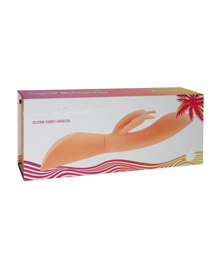IMMENSE PLEASURE PRODUCTS CORAL BUTTERFLY SILICONE RABBIT VIBRATOR