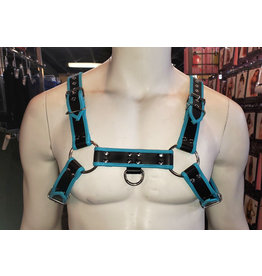 EVEREST TRADING COMPANY LLC BLACK WITH BLUE PIPING BULLDOG HARESS ONE SIZE