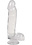 Doc Johnson JELLY JEWEL COCK WITH SUCTION 8" DIAMOND
