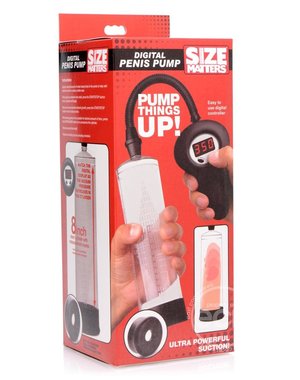 XR Brands SIZE MATTERS AUTO DIGITAL PENIS PUMP