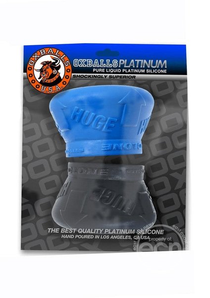 OXBALLS OXBALLS CLONE DUO HUGE 2PK BLACK/BLUE