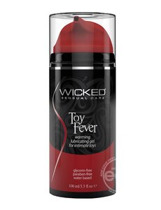 Wicked Sensual Care Wicked Toy Fever Warming Lubricating Gel  Water Based For Intimate Toys 3.3 Ounce
