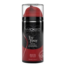 Wicked Sensual Care Wicked Toy Fever Warming Lubricating Gel  Water Based For Intimate Toys 3.3 Ounce