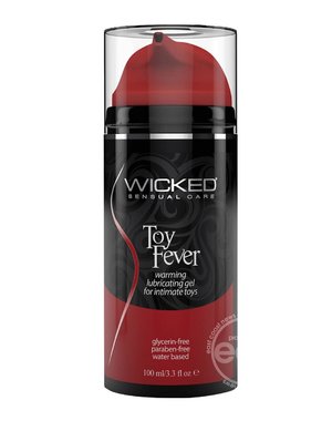 Wicked Sensual Care Wicked Toy Fever Warming Lubricating Gel  Water Based For Intimate Toys 3.3 Ounce