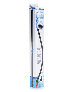 XR Brands CLEANSTREAM SILICONE NOZZLE 20" BLACK