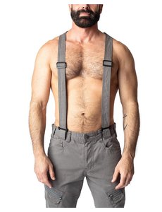 NASTY PIG NASTY PIG NOSEDIVE SUSPENDER PANT GREY SMALL