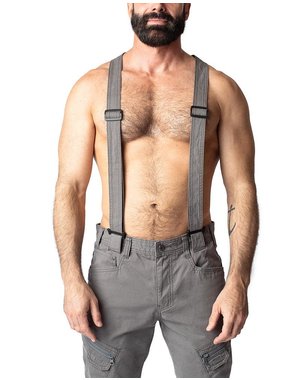 NASTY PIG NASTY PIG NOSEDIVE SUSPENDER PANT GREY SMALL
