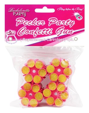 Hott Products PECKER PARTY, CONFETTI GUN REFILL