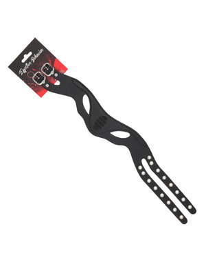 IMMENSE PLEASURE PRODUCTS COLLAR BLACK PVC SOLID THROAT