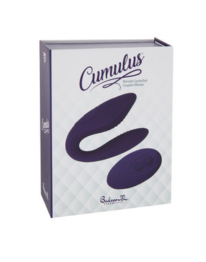 IMMENSE PLEASURE PRODUCTS CUMULUS COUPLES VIBRATOR PURPLE