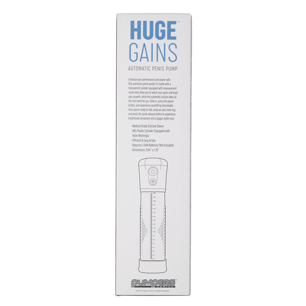 IMMENSE PLEASURE PRODUCTS HUGE GAINS AUTOMATIC PENIS PUMP