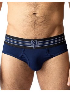 NASTY PIG NASTY PIG INTERLOCK BRIEF BLUE
