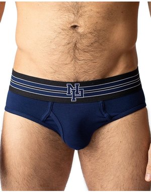 NASTY PIG NASTY PIG INTERLOCK BRIEF BLUE