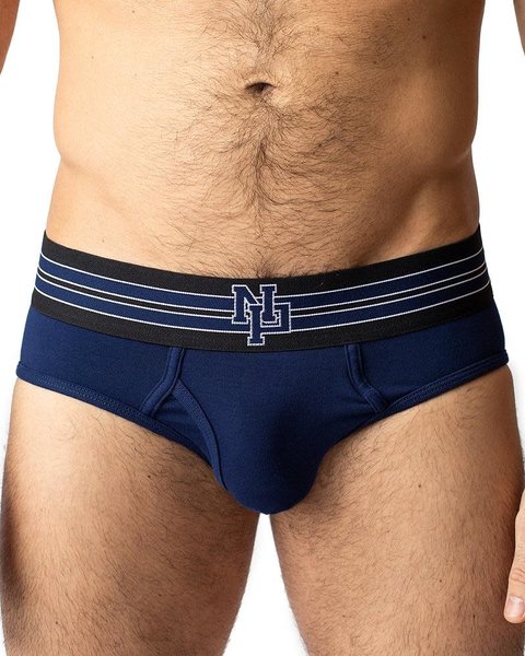 NASTY PIG NASTY PIG INTERLOCK BRIEF BLUE