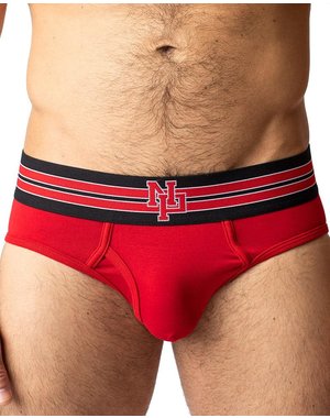 NASTY PIG NASTY PIG INTERLOCK BRIEF RED