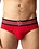 NASTY PIG NASTY PIG INTERLOCK BRIEF RED