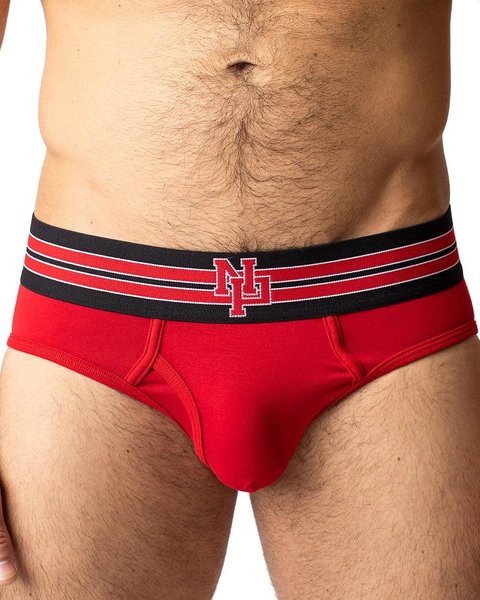NASTY PIG NASTY PIG INTERLOCK BRIEF RED