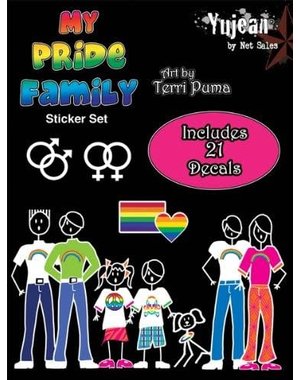 YUJEAN MY PRIDE STICK FAMILY STICKER PACK