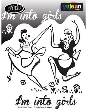 YUJEAN IM INTO GIRLS STICKER