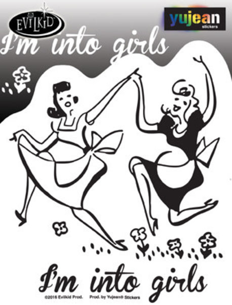 YUJEAN IM INTO GIRLS STICKER