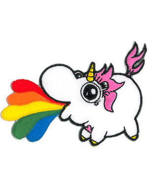 YUJEAN CHUBBY UNICORN RAINBOW PATCH