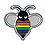 YUJEAN PRIDE BEE-OTCH ENAMEL PIN