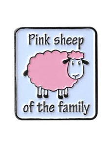 YUJEAN PINK SHEEP ENAMEL PIN