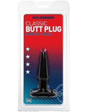 Doc Johnson CLASSIC BUTT PLUG BLACK