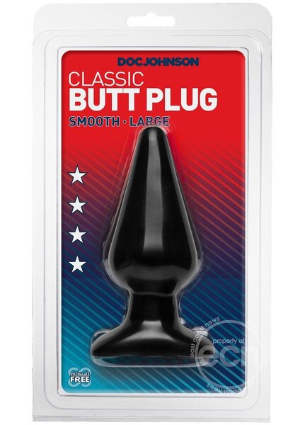 Doc Johnson CLASSIC BUTT PLUG BLACK