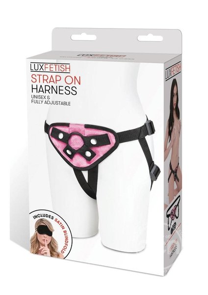 LUX FETISH LUX VELVET STRAP ON HARNESS