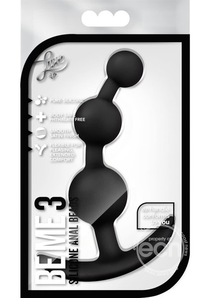 LUXE BE ME 3 SILICONE ANAL BEADS