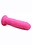 XR Brands STRAP U POWER PLAYER 28X VIBRATING SILICONE RECHARGEABLE DILDO 6.5" WITH REMOTE PINK