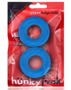 HUNKY JUNK HUNKYJUNK STIFFY BULGE COCKRING 2 PK