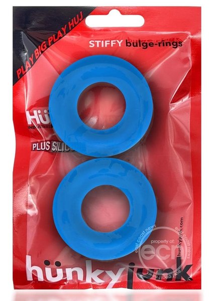 HUNKY JUNK HUNKYJUNK STIFFY BULGE COCKRING 2 PK