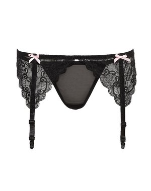 Barely Bare BARELY BARE GARTERS BOWS & PANTY ONE SIZE