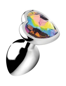 XR Brands BOOTY SPARKS RAINBOW PRISM HEART