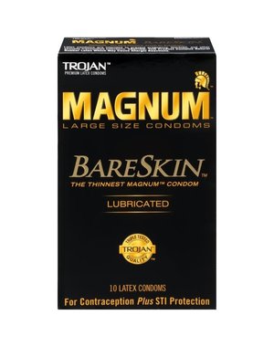  TROJAN MAGNUM BARESKIN 10PK