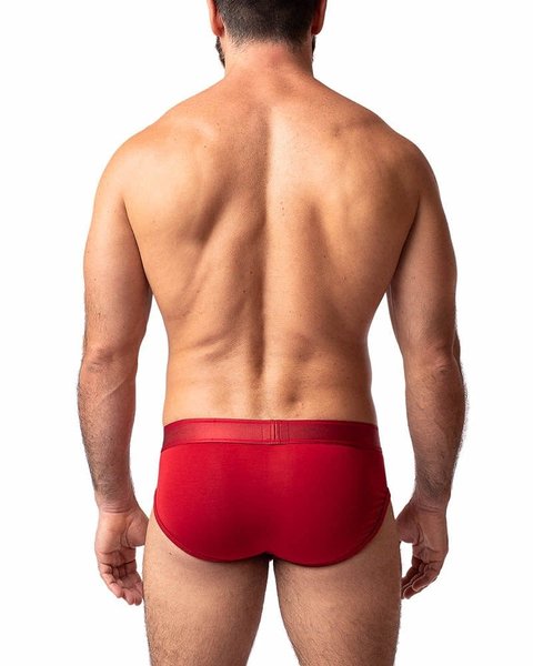 NASTY PIG NASTY BRIEF ALLOY BRIEF RED SMALL