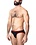 NASTY NASTY PIG PROFILE LOWRISE BRIEF BLACK/RED