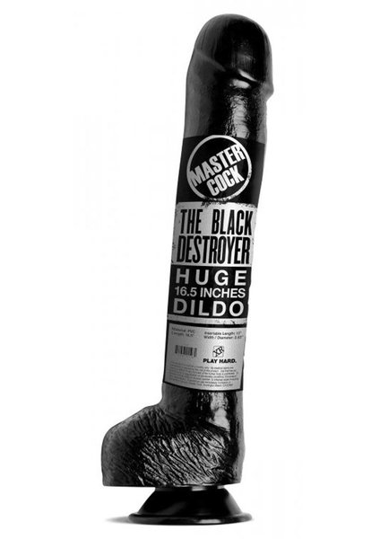 XR Brands MASTER COCK THE BLACK DESTROYER