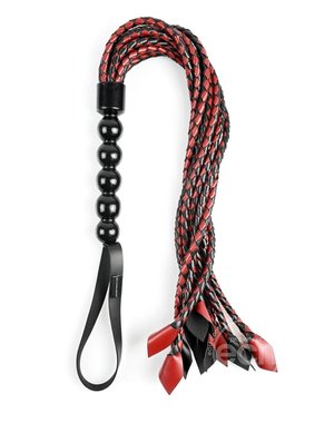 SPORTSHEETS SAFFRON BRAIDED FLOGGER