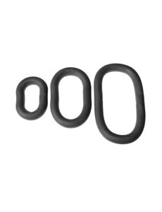 Perfect Fit XPLAY MIX 3PK WRAP RING BLACK