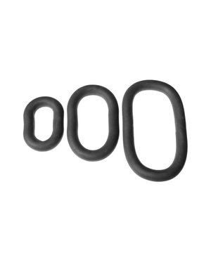 Perfect Fit XPLAY MIX 3PK WRAP RING BLACK