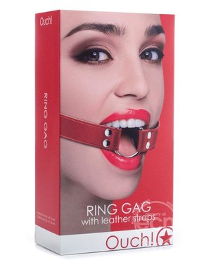 OUCH! OUCH RING GAG RED