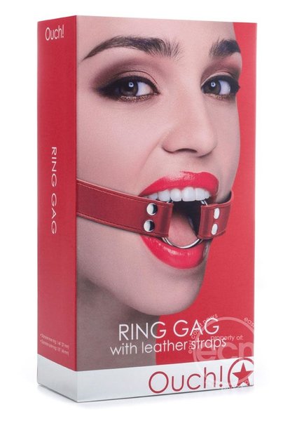 OUCH! OUCH RING GAG RED