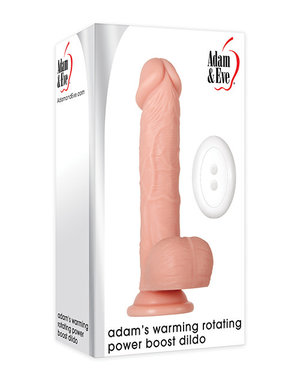 ADAM & EVE ADAM & EVE ADAM'S WARMING ROTATING POWER BOOST DILDO