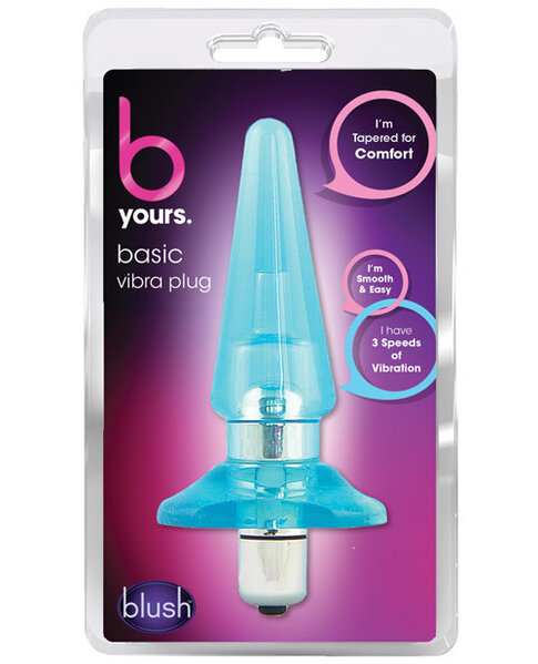 BLUSH NOVELTIES BLUSH B YOURS BASIC VIBRATING PLUG